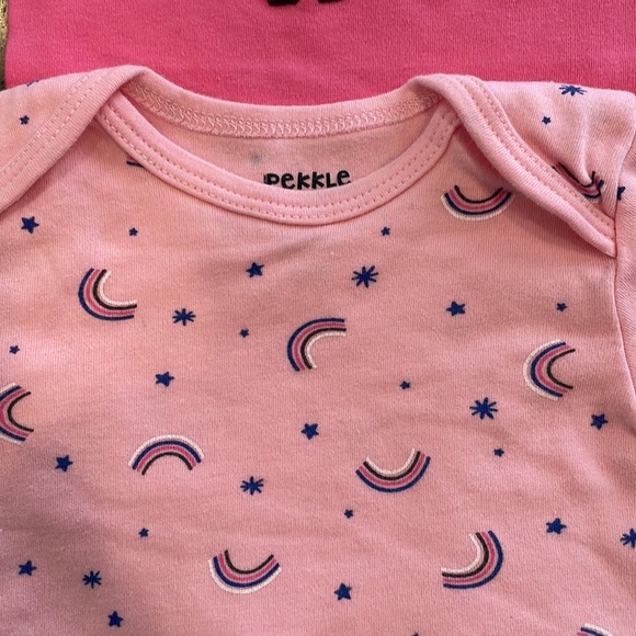 Pekkle Long-Sleeved Onsie Set 6M - Picture 2 of 3